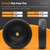 AR-PRO (2-Pack) 13" Flat Free Tire and Wheel - with