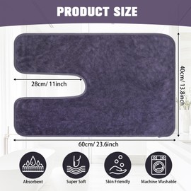 PHOGARY 3 Pack Microfiber Esthetician Towels, Soft Facial Towel U-Shaped Spa Towels Microfiber Washcloth for Skincare, Massage, Professional, Spa Steam, Barbers, Beauty Salons, Skin Care