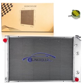 EGINCOOLER 3 Row Radiator for 1973-1991 Chevy GMC C/K Series Pickup & Trucks C10 C 20 C30 K10 K20 K30, Multiple V8 Models Aluminum Radiator 3 Core Radiators