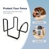 EPHIFY Heavy Duty Garden Hose Holder for Fence - No-Drill