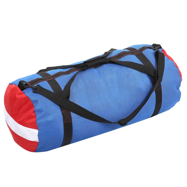 Alomejor 100L Diving Mesh Duffel Bag PVC Oxford Large Scuba Mesh Duffle Gear Shoulder Bag for Divers Snorkelling Flipper Wet Clothes Storage Handbag(Blue)