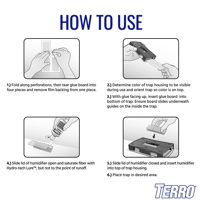 TERRO T3220 Refillable Spider & Insect Trap Attracts Pests with