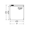 Zip Zag Bags 10x Half Pound Zipper Bags (11" x
