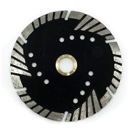 Benchmark Abrasives 4.5 Inch Hot Pressed Sintered Turbo Diamond Blade for Angle Grinder with Steel Core for Cutting Brick Ceramic Tile Granite Marble - 4.5” Circular Saw Concrete Masonry Brick, Wood