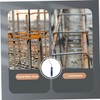 Operitacx Steel Rebar Wire Hook with Plastic Handle Robust Tool