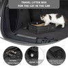 PETSFIT Portable Litter Box - Leak-Proof, Waterproof Bottom, Fit for