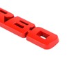 MAD HORNETS 3D Turbo Logo Car Emblem Trunk Sticker Red