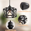 CAFULAM Farmhouse Pendant Light Fixture, Black Pendant Lights for Kitchen