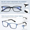 EASY READ 2 Pairs Sporty Style Reading Glasses for Men，Rectangular