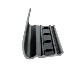 RecPro RV Bottom Filon Trim | Non-Insert Trim Edge | Black or White Color Options | 92" Length | Aluminum | Made in The USA (2 Trim Pieces, Black)