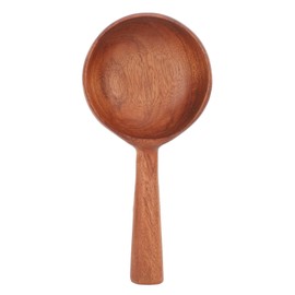Wooden Kitchen Scoop Ladle Exquisite Polishing Multifunctional Use Wooden Serving Spoon for Cooking