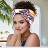 Generic Women's Paisley Print Hair Headbands, Soft & Comfortable, Curly