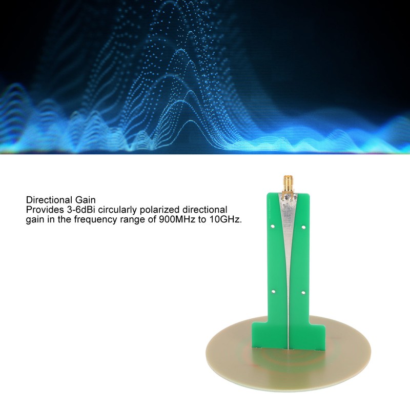 0.8‑8.5GHz Ultrawideband Circular Polarization Antenna 3‑6dBi Isometric Helical Spiral Antenna