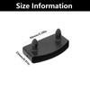 JFGDVW 12 Pcs Black Bed Slats Holders, Reusable Plastic Bed
