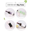 CdyBox Creative Metal Red Wine Rack Single Wine Bottle Holder
