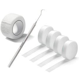 Kosmetex Pedibaehr WD Ointment Cotton Hooks, 4 x Tamponade for the Nail Fold, 1 x Flexible Toe Bandage, Set of 4