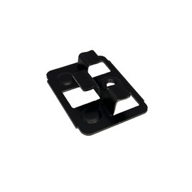 FRÜH Schnellbautechnik WPC Clip 8.5 mm Patio Clips Invisible Patio Fixing Steel Black for WPC/BPC Flooring Pack of 50