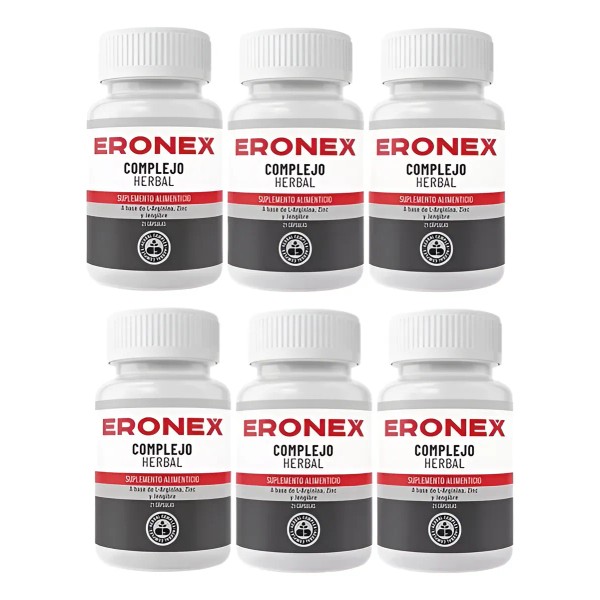 6 Pack Eronex Complejo Herbal Salud 20caps Sfn 6pack