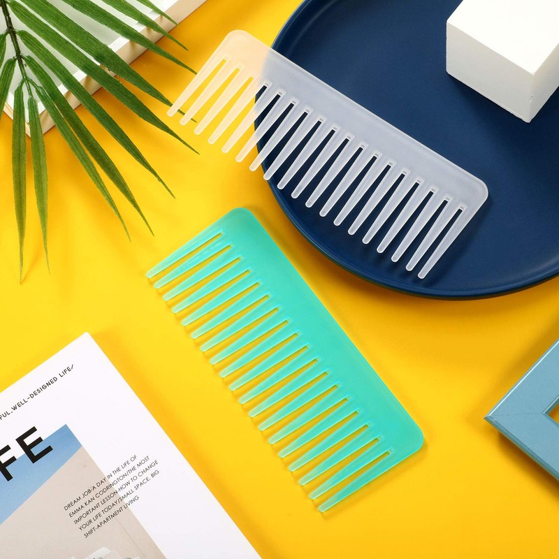 Patelai Wide Tooth Comb Large Hair Detangling Comb for Curly,
