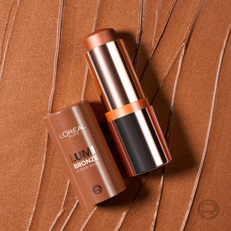 L'Oréal Paris Bronzer Stick, Lumi Bronze Le Stick Soleil, Cream-to-Powder