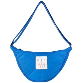 Quilted Round Shoulder Bag Cinnamon Roll