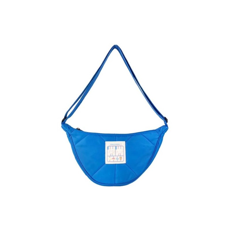 Quilted Round Shoulder Bag Cinnamon Roll