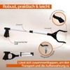 Linxor – Greifzange für Abfälle, Greifhilfe mit magnetischen Spitzen –