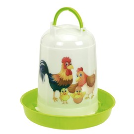 Nobby Happy Poultry Feeder Plastic 5 L Diameter 27 x 27 cm Green