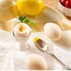 Provance Set of 6 White Plastic Round Egg Cups