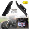 Unbranded Gloss Black Fender Saddlebag Filler Panel For Harley Electra