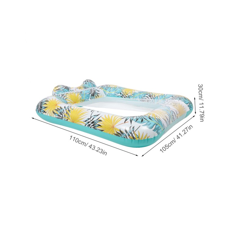 Kisangel Swimming Pool Floating Mat Inflatable Mesh Chair for Adults