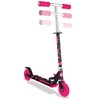 Ozbozz Nebulus Adjustable Scooter: Pink & Black - Kids Two