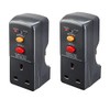 Masterplug ARCDKG Safety RCD Adaptor (Pack of 2)