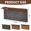 Waxed Canvas Tool Pouches Set,12 Inch Heavy Duty Tool Bags
