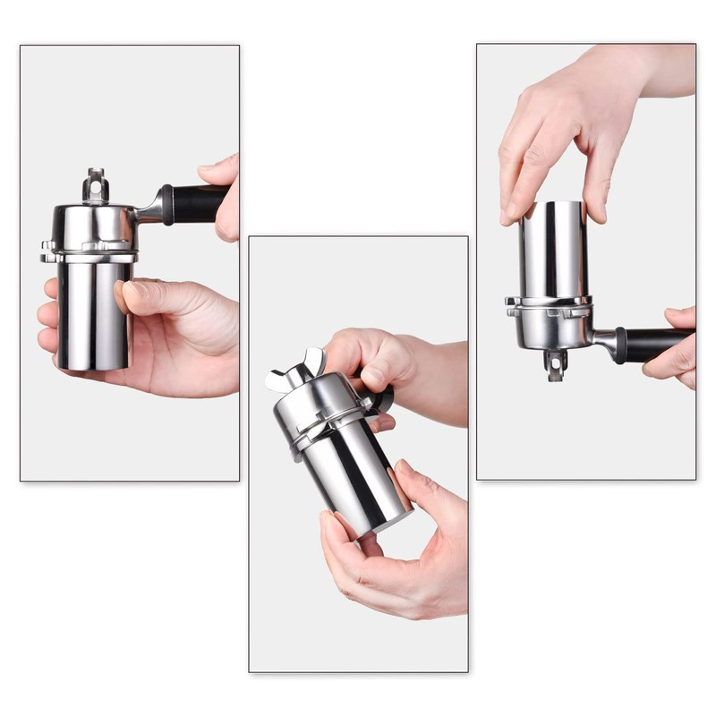 53.4mm Dosing Cup, Pavant 304 Stainless Steel Espresso Dosing Cup