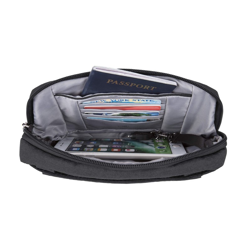 Travelon Anti-Theft Metro Convertible Sm. Cross Body Bag, Black, One