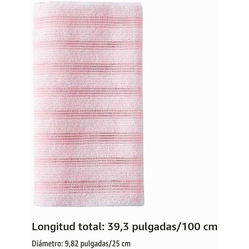 WOONEKY 2 Piezas Toalla Exfoliante Corporal De Tira Larga