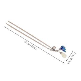 Outanaya Lightweight Hair Stick Classic Chinese Hair Bun Accessory Alloy Chopsticks for Special Occasions