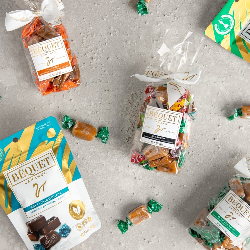 Béquet Caramel - Salt Chocolate Caramel - Caramel Candy Individually