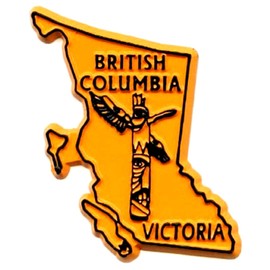British Columbia Canadian Province Fridge Magnet