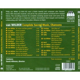 CANTORES CHAMBER CHOIR / DAVID ALLINSON PHILIP VAN WILDER: SACRED MUSIC; CHANSON