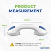 Easycare Suction Grab Rail Handles for Bathroom Set of 2