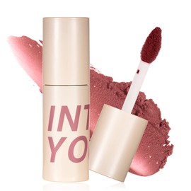 INTO YOU Matte Lipstick, Super Stay Lipstick for Women, Lip Stain Long Lasting Waterproof, Lip Mud Soft Lightweight, Smooth Lip Clay Mousse, Dual-Use For Lips And Cheek, Nude Lipstick (C5)