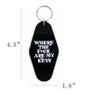 Jgrprlq Funny Keychain for Men Women, Where the Fck Are