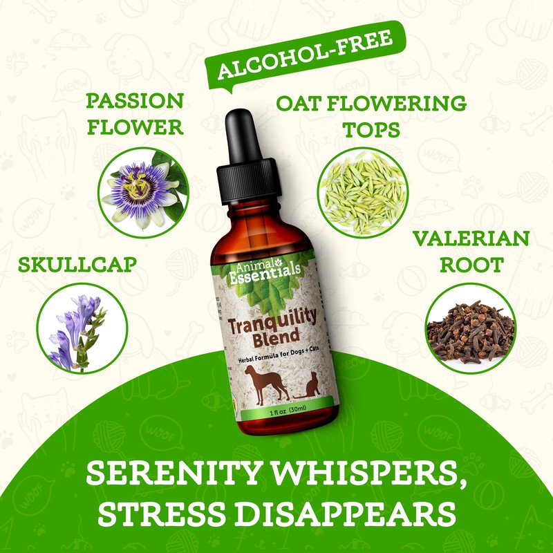 Animal Essentials Tranquility Blend for Dogs & Cats - Calming