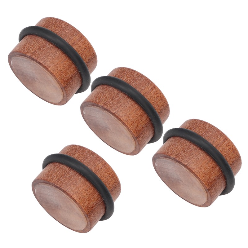 4PCS Cylindrical Door Stopper Prevent Impact Silent Punch Free Solid