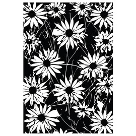 Creative Expressions Daisy Bliss Pre-Cut 4" x 6" Red Rubber Stamp CER065