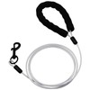 Chew Resistant Dog Leash with Hooks, 60 Inch Waterproof Metal