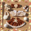 17cm Doll Clothes Outfit Set (No Doll) - Adorable Crochet