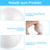 YAYODS Pack of 100 polystyrene balls, 4 cm, white polystyrene